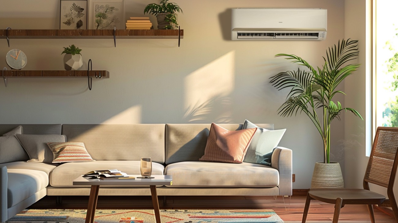A comfortable, climate-controlled Hunter Valley living room